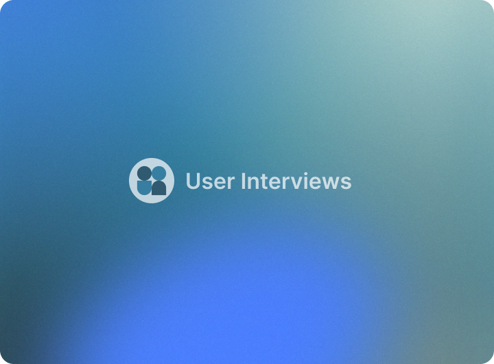 User Interviews